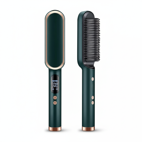 Professional Hair Straightner Brush -Anti-Scald Comb With 5 Temprature Settings